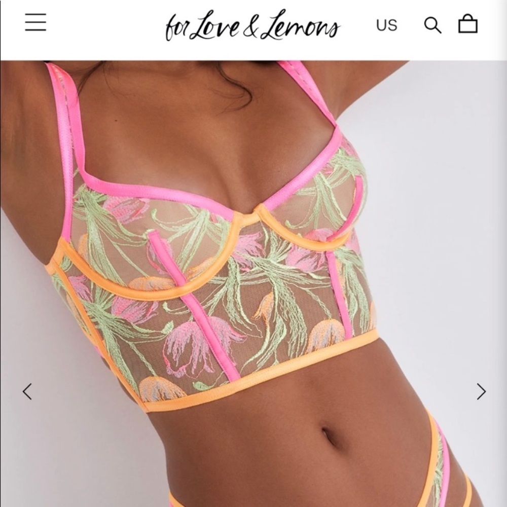 For love and lemons tulip bustier